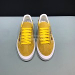 Ferragamo Calf Leather Casual Sneakers For Men Tan