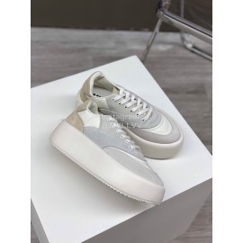 Maison Margiela Fashion Calf Thick Soled Casual Shoes For Women Gray