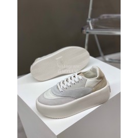 Maison Margiela Fashion Calf Thick Soled Casual Shoes For Women Gray